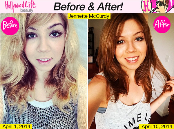 Jennette McCurdy Dyes Hair Brown