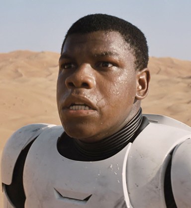 Editorial use only. No book cover usage.Mandatory Credit: Photo by Lucasfilm/Bad Robot/Walt Disney Studios/Kobal/Shutterstock (5886293cj)John BoyegaStar Wars - The Force Awakens - 2015Director: J.J. AbramsLucasfilm/Bad Robot/Walt Disney StudiosUSAScene StillFantasyStar Wars - Episode VI - The Force AwakensStar Wars: Épisode VII - Le réveil de la Force