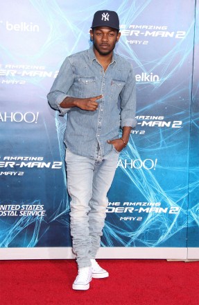 Kendrick Lamar
'The Amazing Spider-Man 2' film premiere, New York, America - 24 Apr 2014