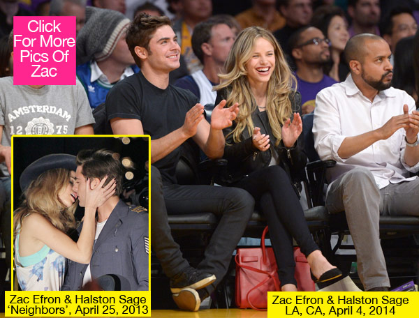 Zac Efron Dating Halston Sage