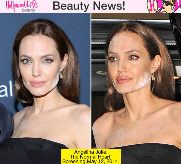 Angelina Jolie Powder Problem