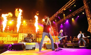 Bret Michaels performs with the band Poison at the after party for the "Rock of Ages" premiere, in Los Angeles
Premiere Rock of Ages After Party, Los Angeles, USA