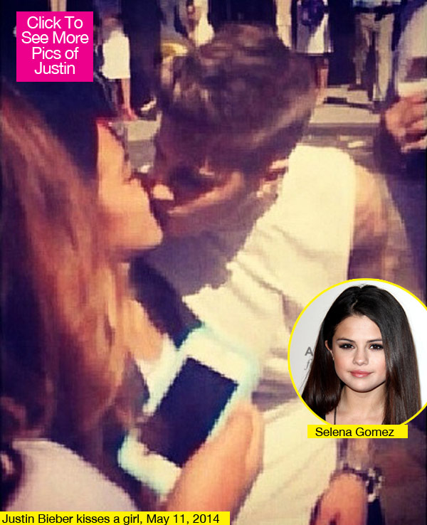 justin bieber kissing girl