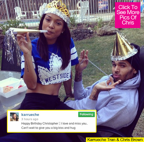 Karrueche Tran Message Chris Brown Birthday