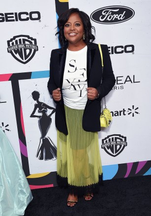 Meagan Good arriving to the Essence Celebrates Black Women in Hollywood at Beverly Wilshire Hotel on February 21, 2019 in Beverly Hills, CA. 21 Feb 2019 Pictured: Sherri Shepherd. Photo credit: O'Connor/AFF-USA.com / MEGA TheMegaAgency.com +1 888 505 6342 (Mega Agency TagID: MEGA365407_044.jpg) [Photo via Mega Agency]