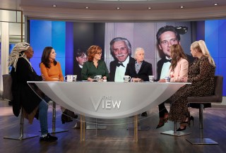 THE VIEW - 10/24/19 
Michael Douglas is the guest today on ABC's "The View."  "The View" airs Monday-Friday 11am-12 noon, ET on ABC. VW19
(ABC/Lou Rocco) 
WHOOPI GOLDBERG, ABBY HUNTSMAN, JOY BEHAR, MICHAEL DOUGLAS, SUNNY HOSTIN, MEGHAN MCCAIN