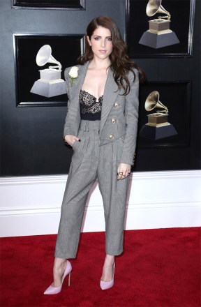 Anna Kendrick
60th Annual Grammy Awards, Arrivals, New York, USA - 28 Jan 2018
WEARING BALMAIN