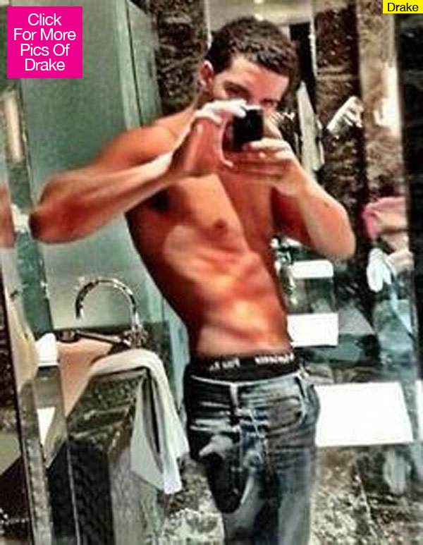 Drake Shirtless