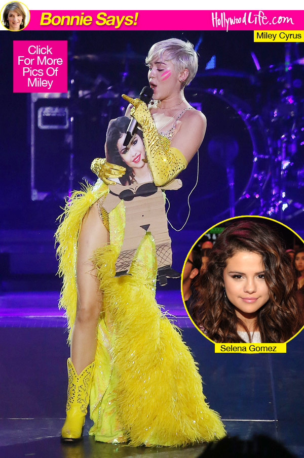 Miley Cyrus Selena Gomez Cutout