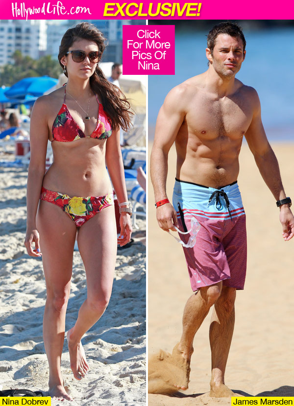 James Marsden Nina Dobrev Hook Up