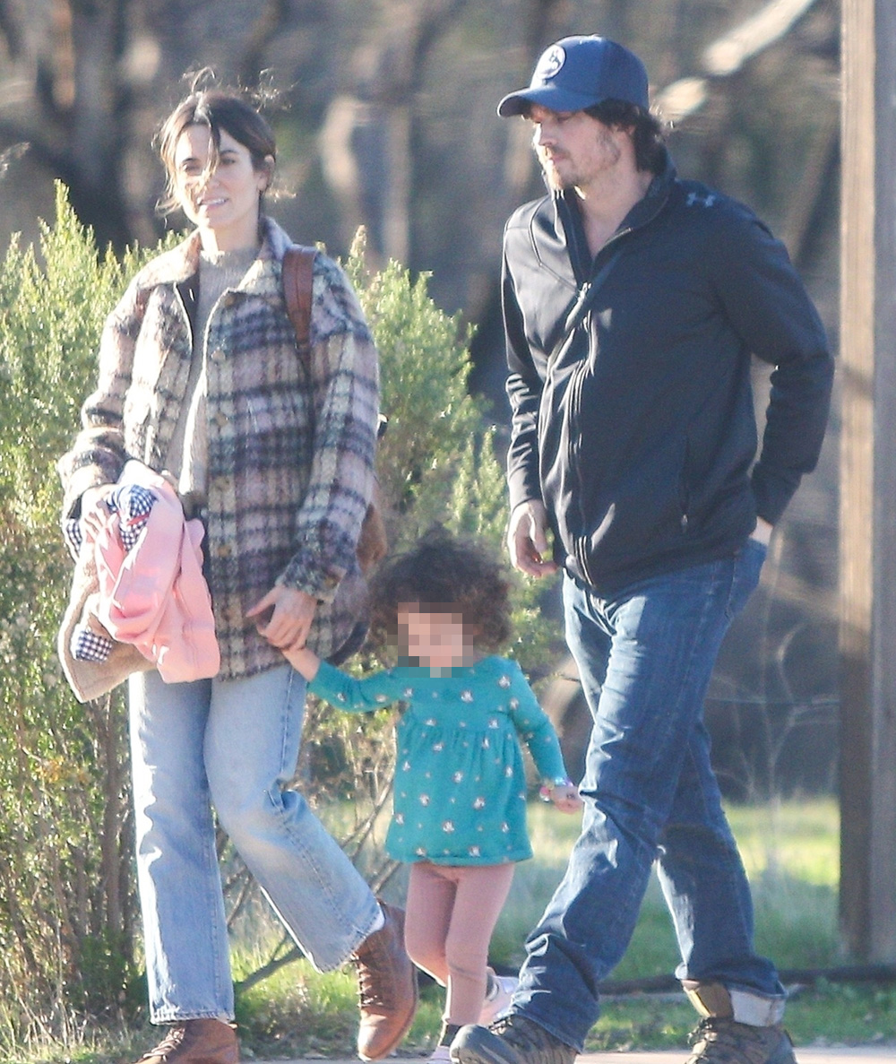 *EXCLUSIVE* Ian Somerhalder and Nikki Reed spend some time with their girl