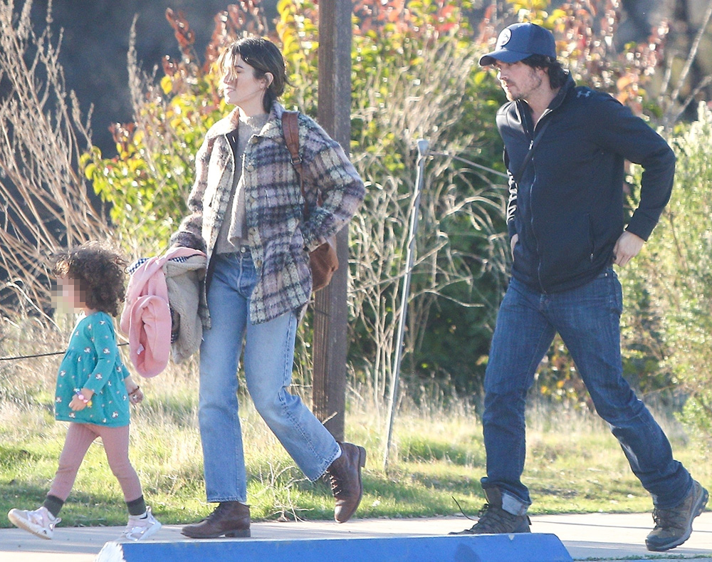 Los Angeles, CA - *EXCLUSIVE* - She's gotten so big! Ian Somerhalder and Nikki Reed take their adorable 3-year-old daughter, Bodhi Soleil for a hike. After the hike the couple went to Erewhon for groceries.Pictured: Ian Somerhalder, Nikki ReedBACKGRID USA 18 FEBRUARY 2021 USA: +1 310 798 9111 / usasales@backgrid.comUK: +44 208 344 2007 / uksales@backgrid.com*UK Clients - Pictures Containing ChildrenPlease Pixelate Face Prior To Publication*