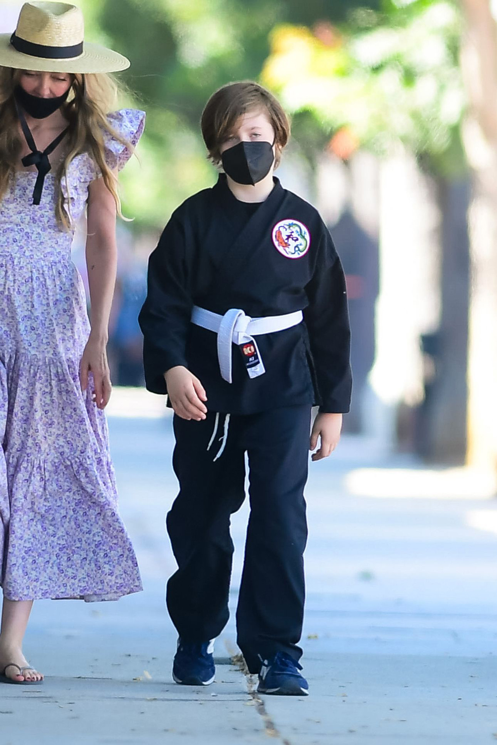 Knox Jolie-Pitt on his way to the gym, Los Angeles, California, USA - 02 Oct 2021