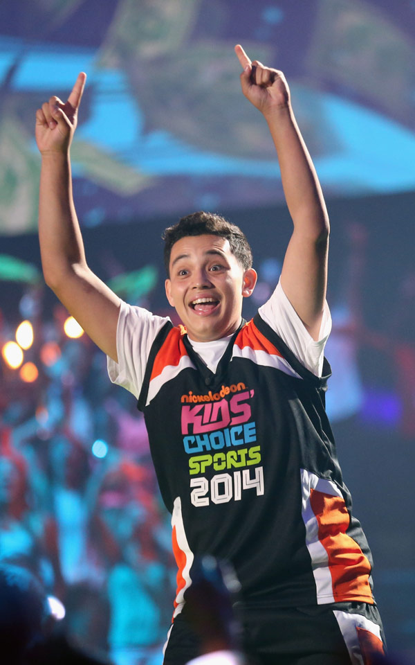 Ricardo-Jacobo-Jr.-2014-nickolodeon-kids-choice-sports-awards