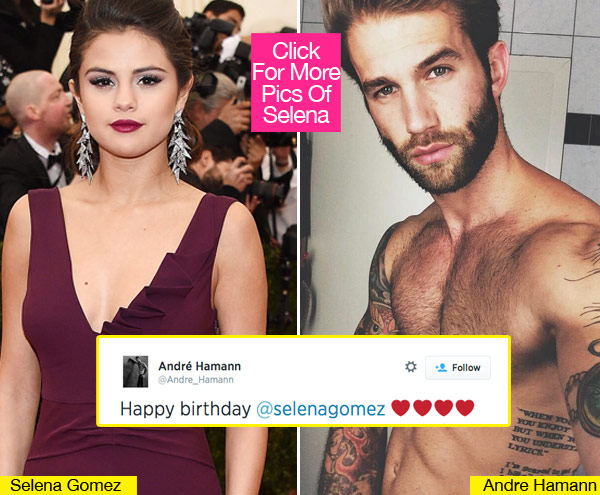 Selena Gomez Andre Hamann Crush