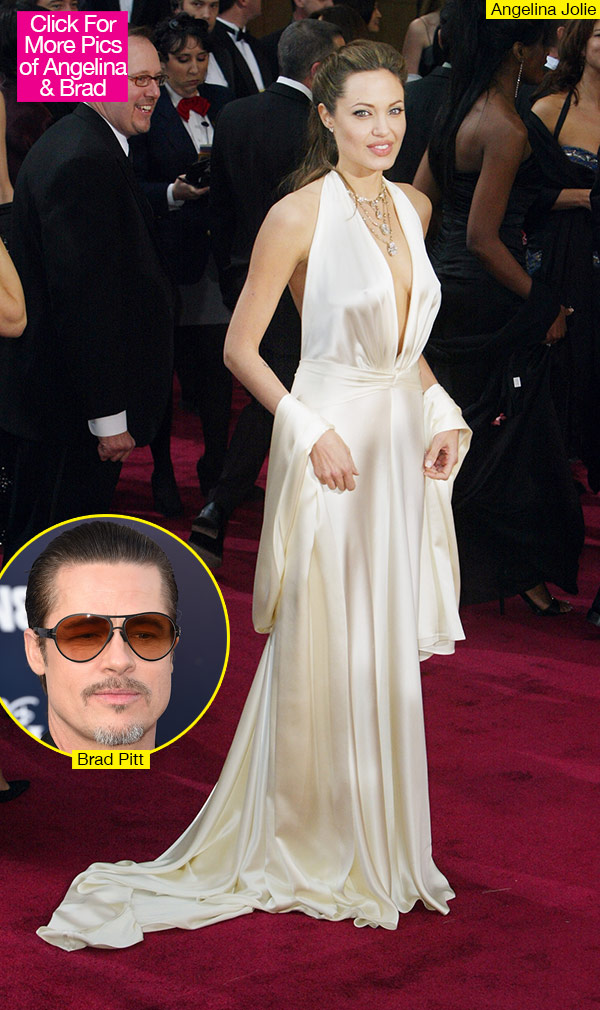 Angelina Jolie wedding dress