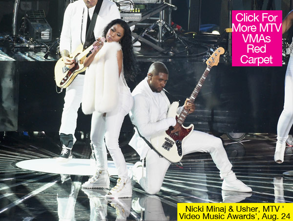 Usher Nicki Minaj MTV VMA Performance