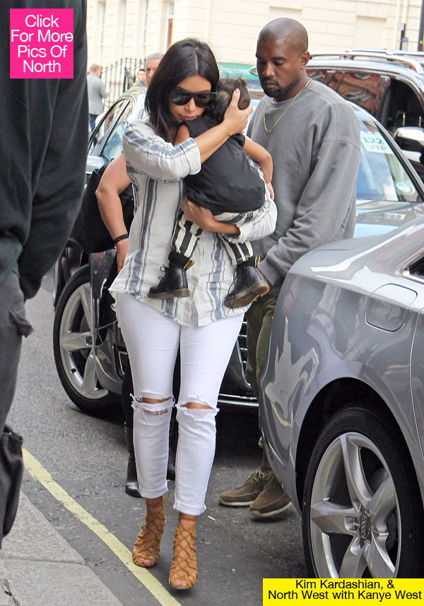 Kim Kardashian Spanking North West