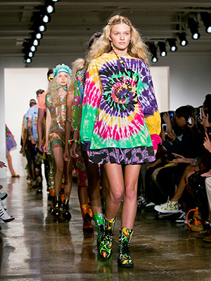 Fashion from Jeremy Scott Spring 2015 collection is modeled during Fashion Week on in New YorkFashion Jeremy Scott Spring 2015, New York, USA