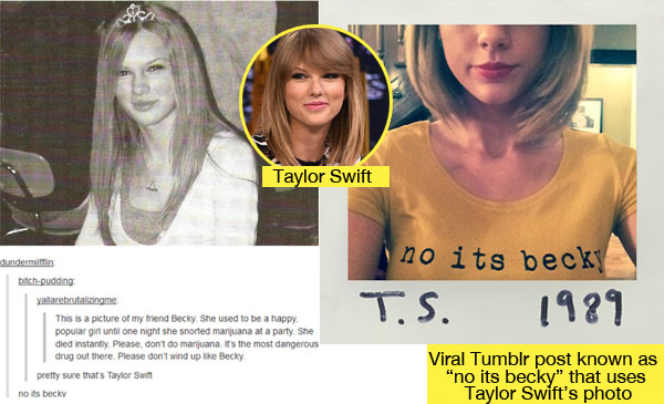 Taylor Swift No Its Becky