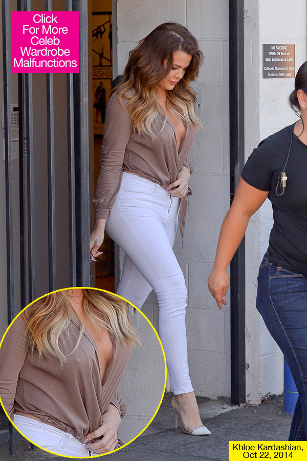 Khloe Kardashian Wardrobe Malfunction