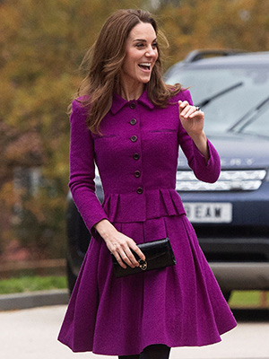 Britain's Catherine Duchess of Cambridge, arrives for a visit to the East Anglia Children's Hospice 'The Nook', in Framingham Earl, Norfolk, Britain, 15 November 2019.Duchess of Cambridge visits Children Hospice, Farningham Earl, United Kingdom - 15 Nov 2019Wearing Oscar De La Renta, Worn Before Same Outfit as catwalk model *4437628y