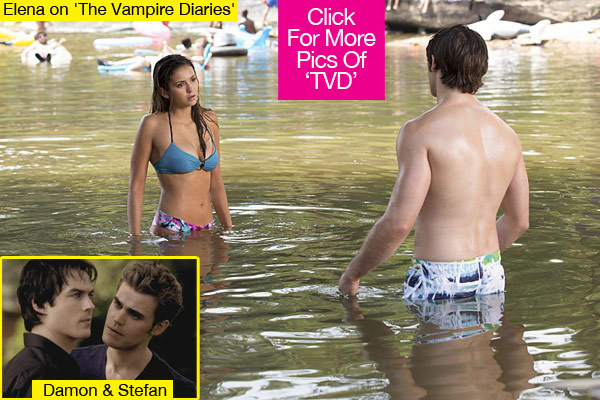 Vampire Diaries Elena Kiss