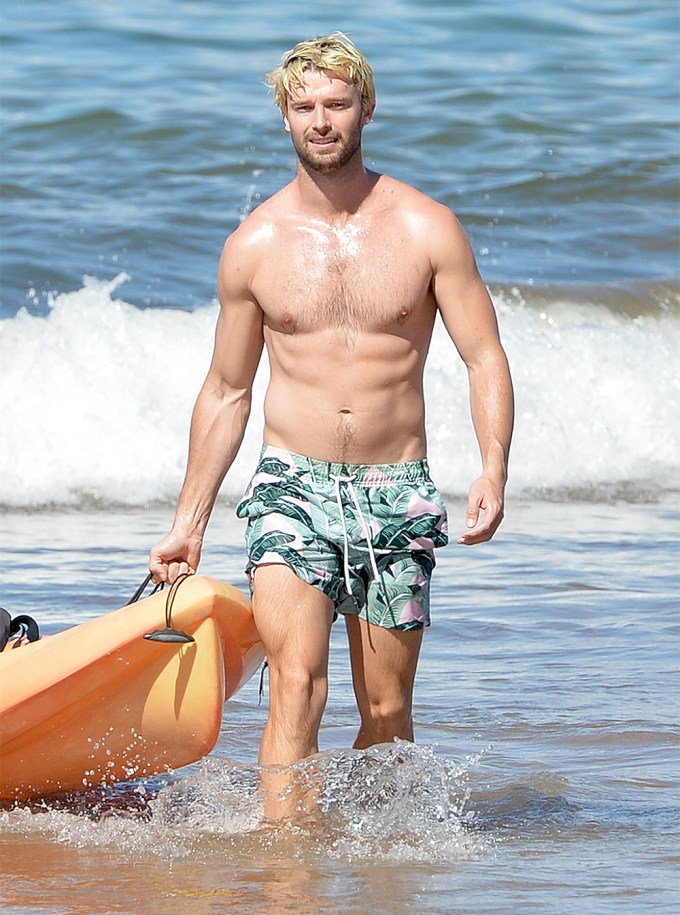 Patrick Schwarzenegger on vacation in Hawaii