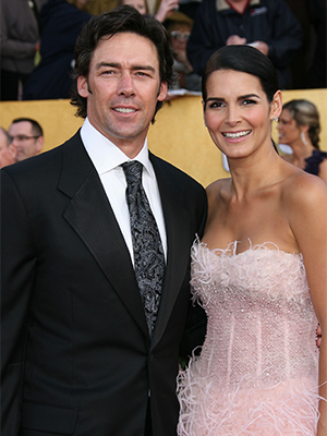 Jason Sehorn and Angie Harmon17th Annual Screen Actors Guild Awards, Arrivals, Shrine Auditorium, Los Angeles, America - 30 Jan 2011