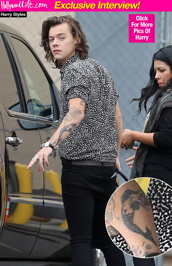 harry styles mermaid tattoo