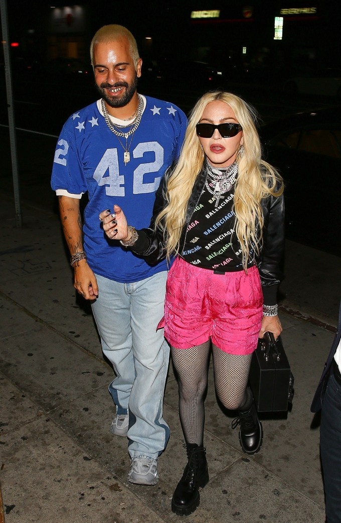 Madonna Steps Out In Hollywood Rocking Balenciaga