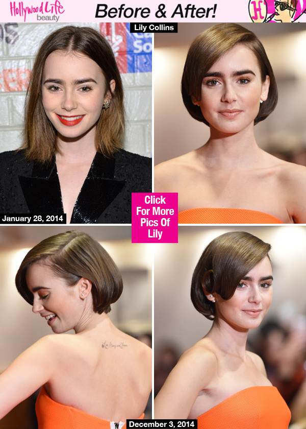 Lily Collins Haircut