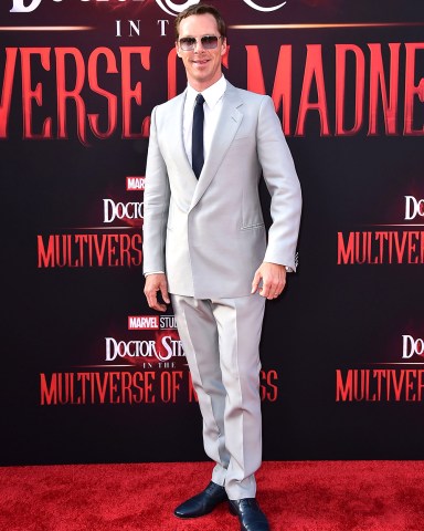 Benedict Cumberbatch arrives at the Los Angeles premiere of "Doctor Strange in the Multiverse of Madness," on at El Capitan Theatre
LA Premiere of "Doctor Strange in the Multiverse of Madness", Los Angeles, United States - 02 May 2022