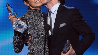 nina dobrev ian somerhalder pda