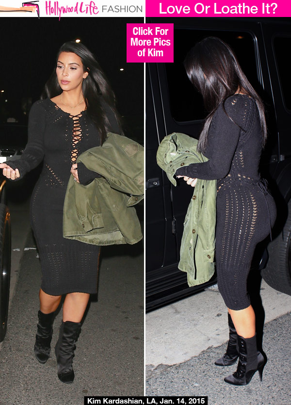 Kim Kardashian Knit Dress
