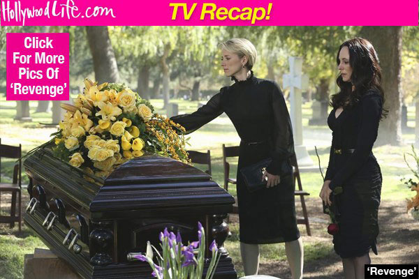 Revenge Victoria Bans Emily Daniel Funeral