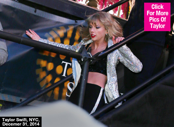 Taylor Swift Falls Down Stairs