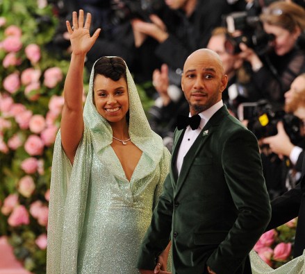 Alicia Keys, Swizz Beatz
Costume Institute Benefit celebrating the opening of Camp: Notes on Fashion, Arrivals, The Metropolitan Museum of Art, New York, USA - 06 May 2019