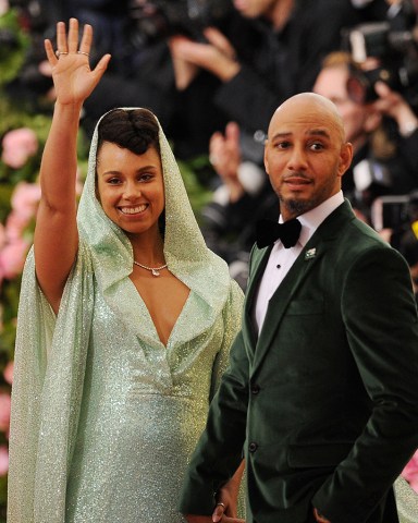 Alicia Keys, Swizz Beatz
Costume Institute Benefit celebrating the opening of Camp: Notes on Fashion, Arrivals, The Metropolitan Museum of Art, New York, USA - 06 May 2019