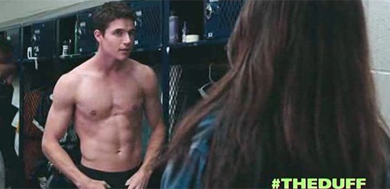 the duff behind the scenes robbie amell