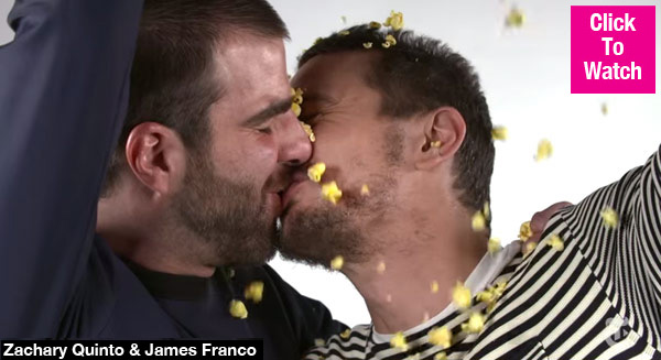 Zachary Quinto James Franco Kiss