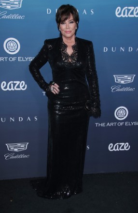 Kris Jenner
The Art of Elysium's 12th Annual Black Tie Event 'Heaven', Arrivals, Los Angeles, USA - 05 Jan 2019