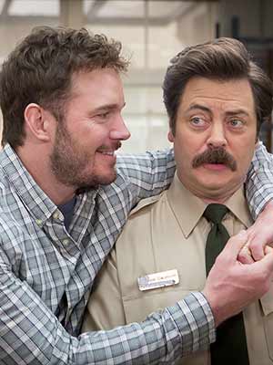 Chris Pratt, Nick Offerman