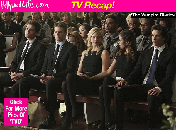 Vampire Diaries Sheriff Forbes Funeral