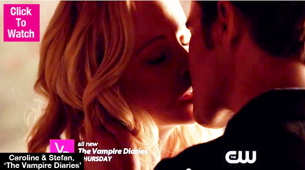 Vampire Diaries Stefan Caroline Kiss