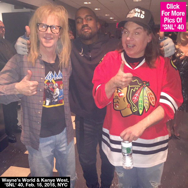 Mike Myers Dana Carvey Disses Kanye West SNL 40th Anniversary