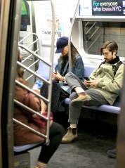 Katie Holmes checks her phone while riding incognito on the F train to her matinee performance of 'The Wanderers' in New York City

Pictured: Katie Holmes
Ref: SPL5531357 190323 NON-EXCLUSIVE
Picture by: Christopher Peterson / SplashNews.com

Splash News and Pictures
USA: +1 310-525-5808
London: +44 (0)20 8126 1009
Berlin: +49 175 3764 166
photodesk@splashnews.com

World Rights