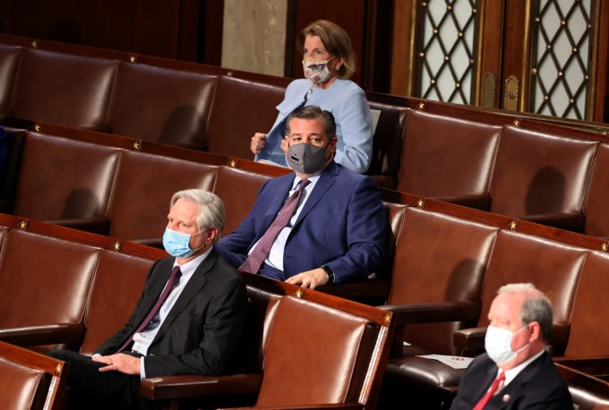 Ted Cruz during President Biden’s address