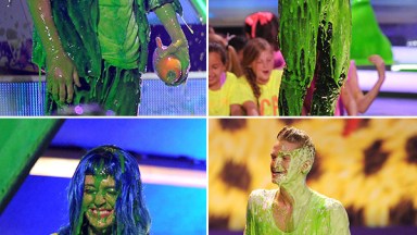 Kids Choice Awards Celebrities Slimed