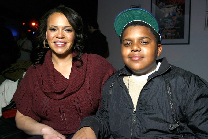 Faith Evans & Son Christopher Wallace, Jr. In 2009